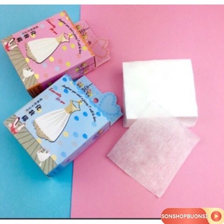 Bông tẩy trang 100% Cotton 50 tờ/1 hộp