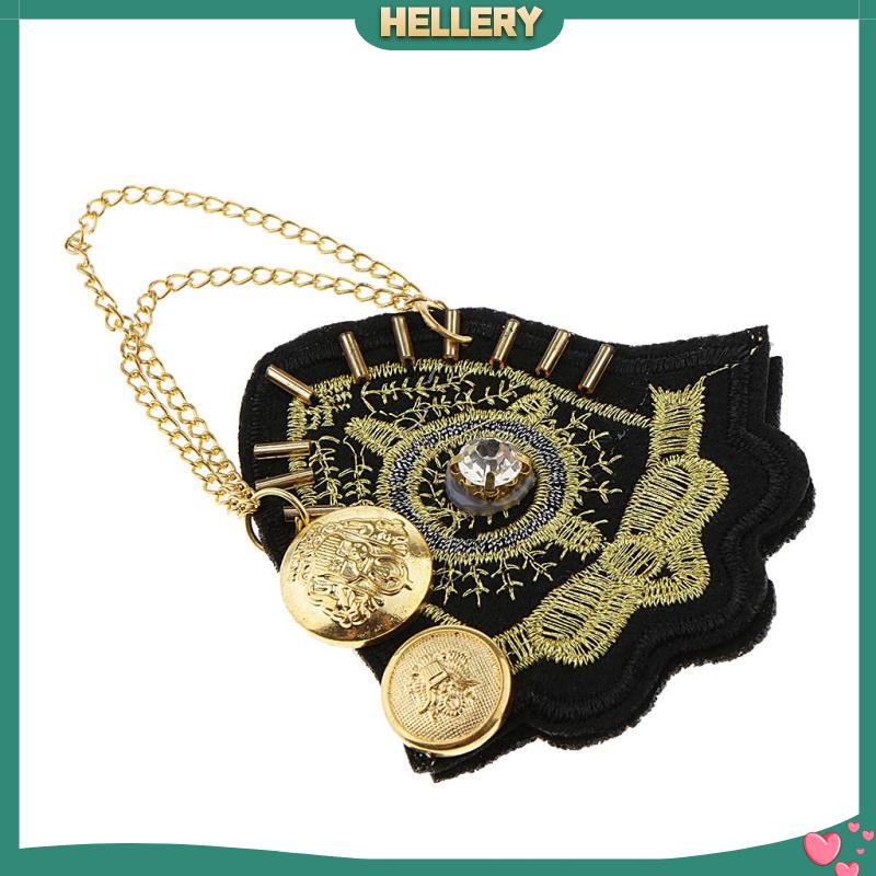 [HelleryVN] Ghim Cài Áo Bằng Bạc Hóa Trang Farbic Phong Cách Retro Anh Quốc Hợp Thời Trang