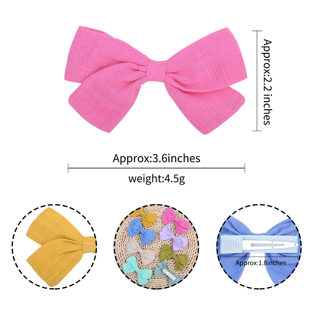 Kẹp tóc nơ vải KIDSBOWS xinh xắn dành cho bé gái