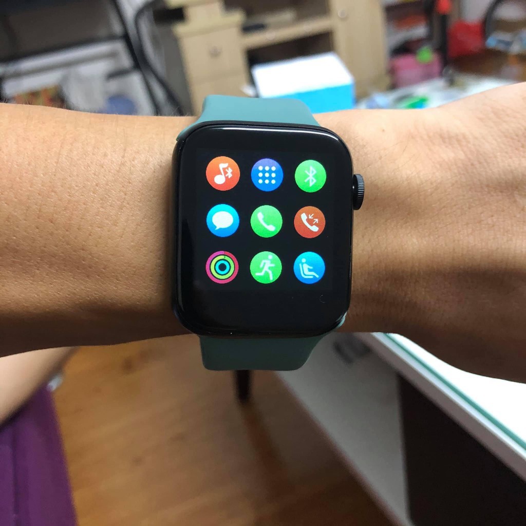 Đồng Hồ Thông Minh T500 - smart watch giống dây apple watch Hỗ trợ Tiếng Việt/Cuộc Gọi, Đo Tim, Bước Chạy