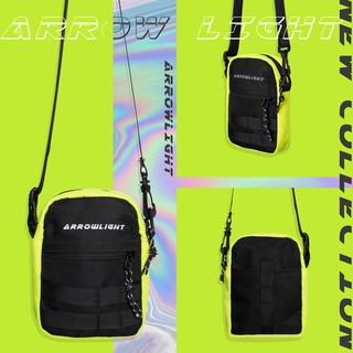 Túi đeo chéo phản quang unisex Arrowlight reflective mini bag - Neon Black