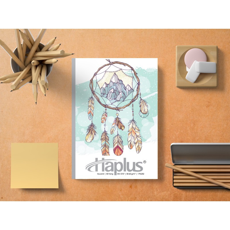 10 Vở kẻ ngang Haplus - Souvenir 80 trang 5747 Hải Tiến