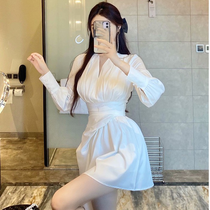 Đầm tiểu thư dạo phố dự tiệc xoè Ulzzang | BigBuy360 - bigbuy360.vn