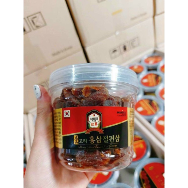 Sâm tươi thát lát tẩm mật ong nội địa Hàn Quốc