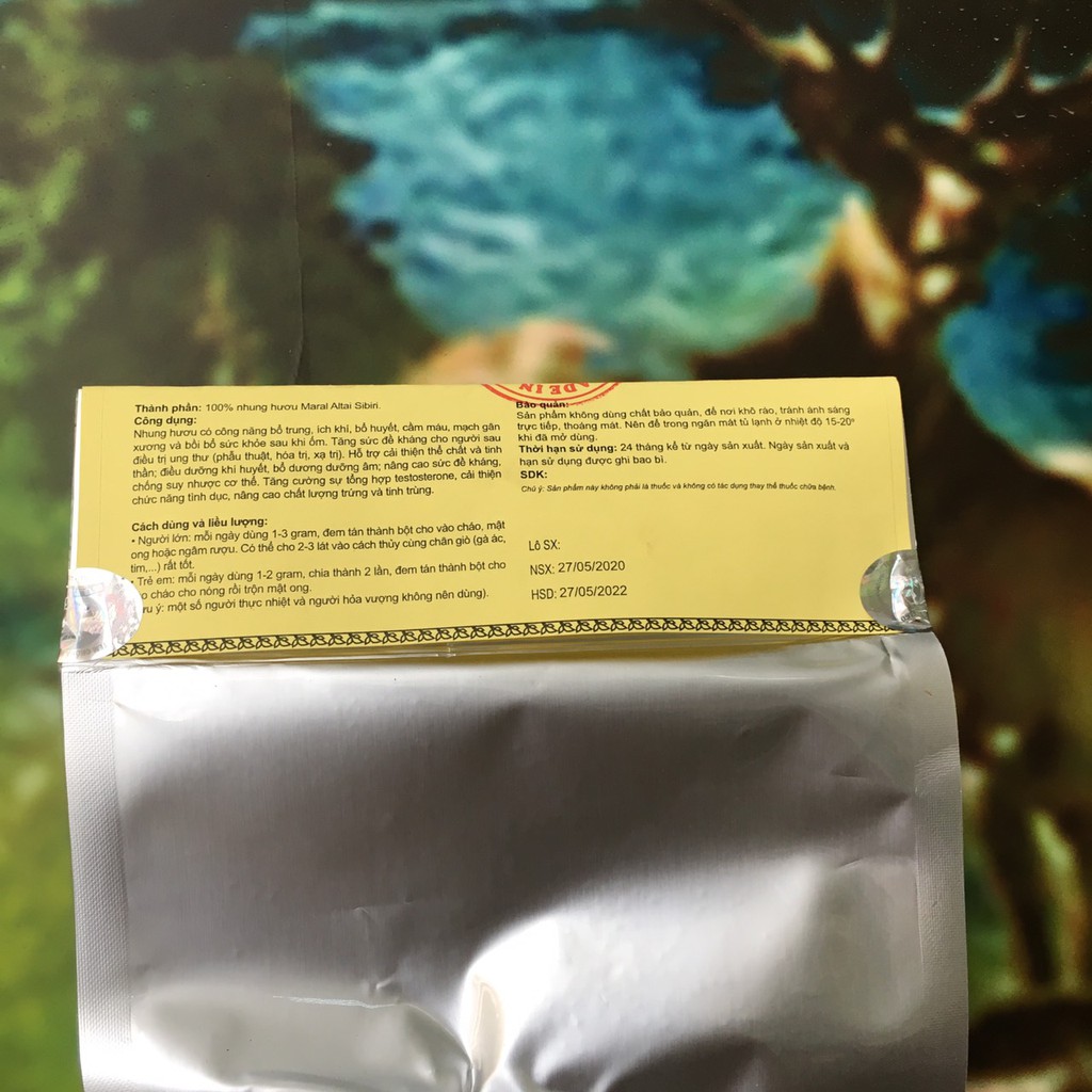 Nhung hươu Nga khô thái lát sẵn- Bổ thận- sinh tinh- Chống suy nhược cơ thể | BigBuy360 - bigbuy360.vn