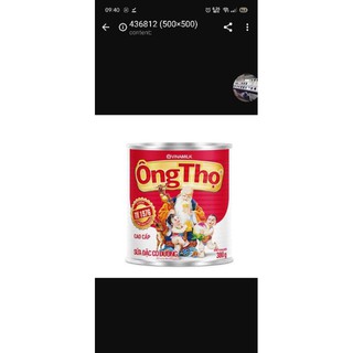 Combo 2 hộp sữa đặc có đường ông thọ đỏ - hộp thiếc 380g