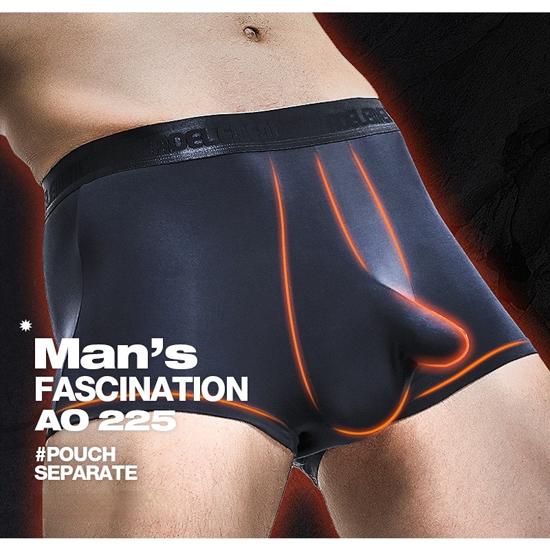 Quần Lót Boxer Chữ U Lưng Vừa Thoáng Khí Quyến Rũ Cho Nam 225