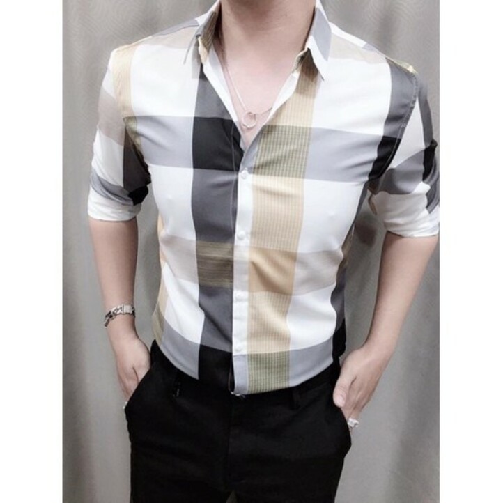 (ĐẲNG CẤP)Áo Sơ Mi Nam Dài Tay Vải Lụa 3D Cao Cấp Không Nhăn Không Xù SM00001 | BigBuy360 - bigbuy360.vn