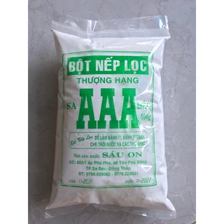 Bột nếp lọc thượng hạng sadec 500g