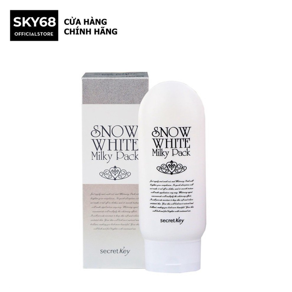 Kem Ủ Trắng Secret Key Snow White Milky Pack (200ml)