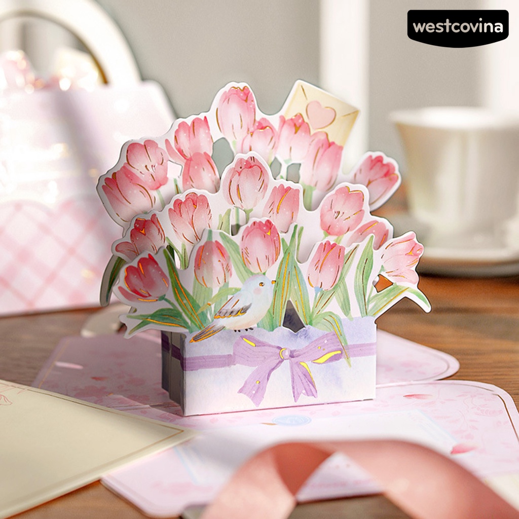 [Hot]✍Thẻ Dày Gấp Gọn Trang Trí Lễ Hội/Tiệc Cưới Cho Ngày Của Mẹ