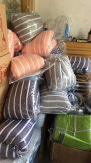 Mền muji kẻ sọc