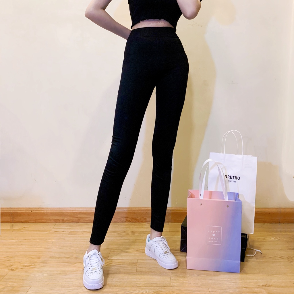 Quần Legging Hàn Nâng Mông, Tôn Dáng, Gen Bụng Cạp Siêu Cao Siêu Co Giãn Chất Đẹp Hàng Loại 1 | BigBuy360 - bigbuy360.vn