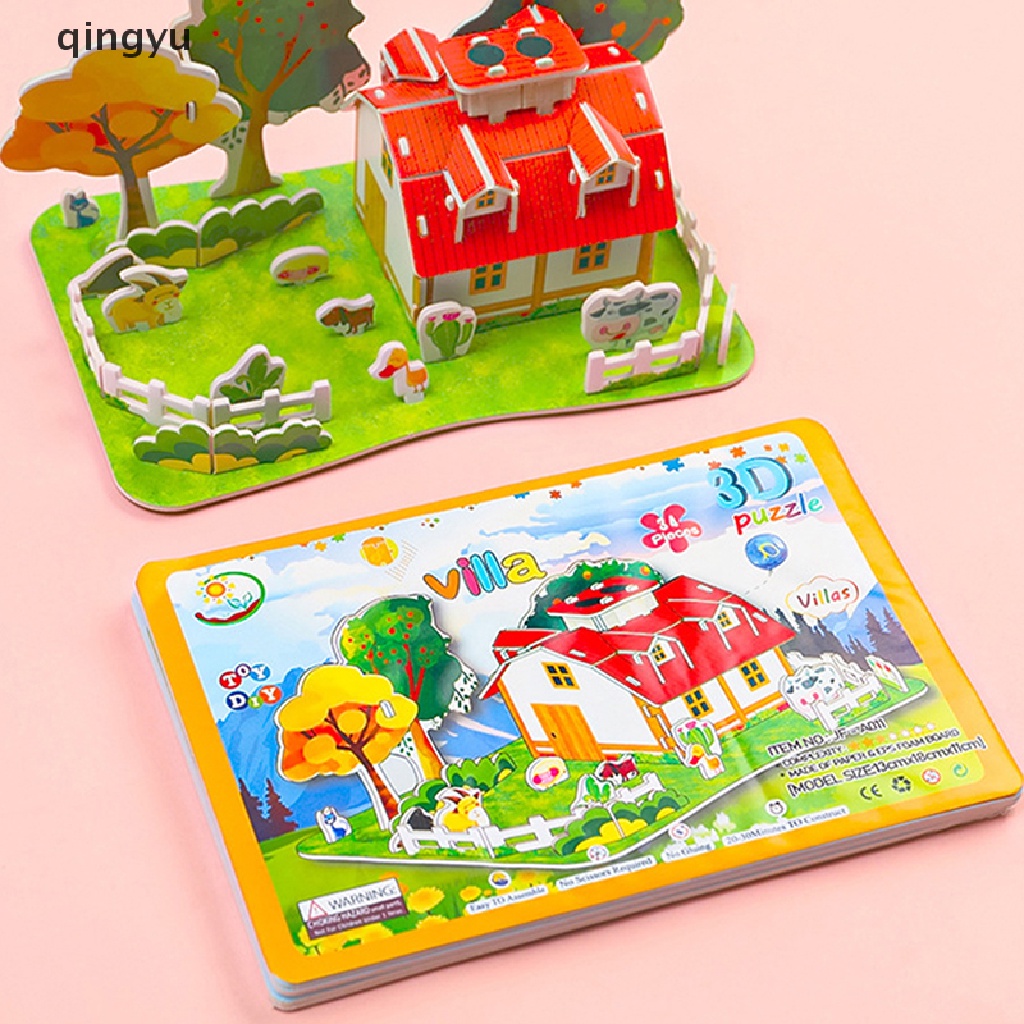 1 Bộ Xếp Hình 3D DIY Giáo Dục Cho Bé