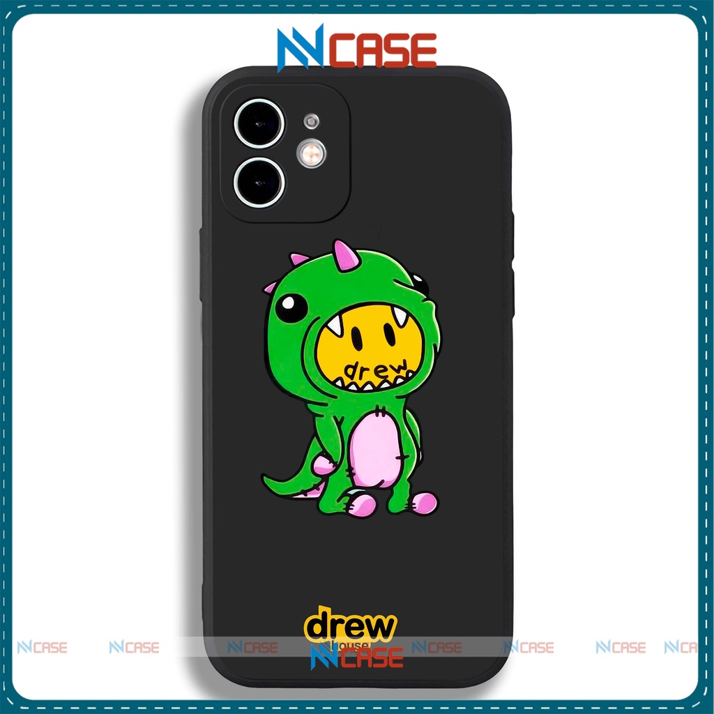 Ốp lưng iPhone Drew cạnh viền vuông silicon mềm dẻo bảo vệ camera cho iphone 6/6s/7/8/X/XS/Xr/11/12/13 Pro Plus Max
