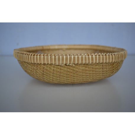[Mây tre Bao La Huế] Rổ đựng rau, trái cây,... Bằng Mây Tre đường kính 23cm cao 7cm