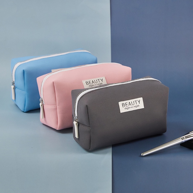 Túi Đựng Bút Chống Thấm Nước Sức Chứa Lớn Có Khóa Kéo Tiện Dụng Cho Học Sinh