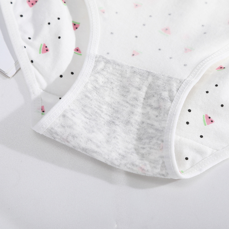 Quần Lót Cotton Levao Lưng Thấp In Hình Trái Cây Dễ Thương Cho Nữ