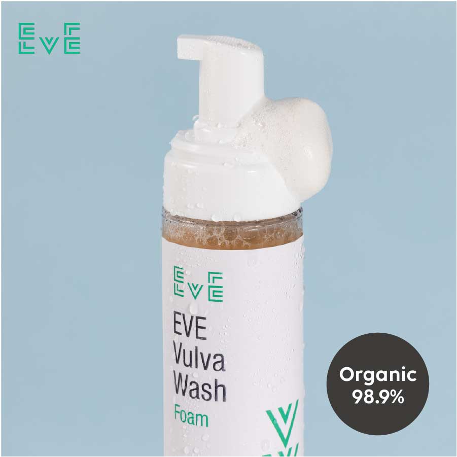 EVE Wash l dung dịch vệ sinh phụ nữ 98.9% hữu cơ l tính axit yếu l Thành phần tự nhiên giúp cơ thể khỏe mạnh hơn