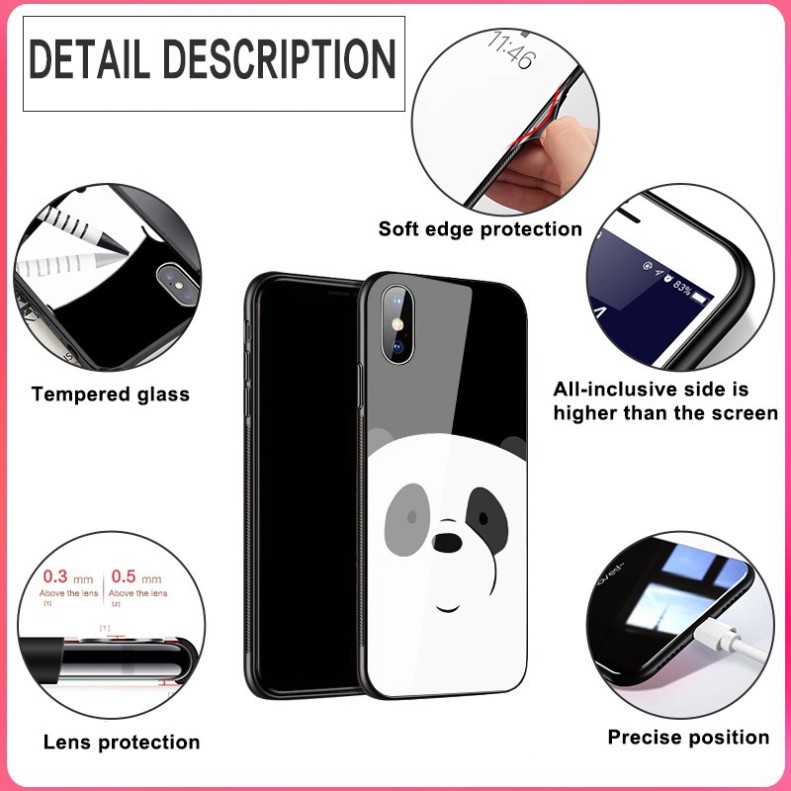 Ốp Lưng Iphone In Hình Mặt Gấu Cool Ngầu cho 5/5s/6/6splus/7/7plus/8/8plus/x/xr/xs/11/12/pro/max//promax