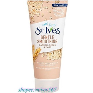 Sữa Rửa Mặt 170g St.Ives Hương Yến Mạch Gentle Smoothing, vov567 Hàng Chính Hãng Giá Sỉ.