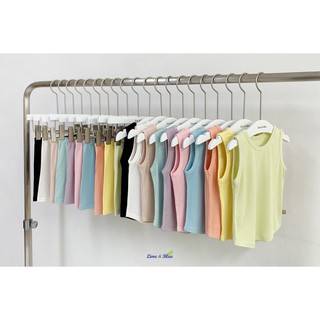 Bộ ba lỗ thun gân cho bé quần áo trẻ em Hàn Quốc Cao Cấp Lime & Blue