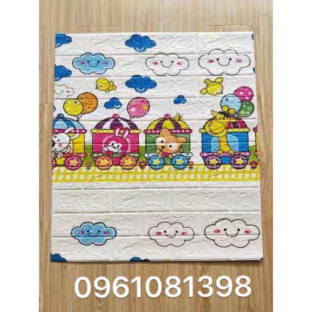 Xốp dán tường giả gỗ khổ 70x70cm dày 5mm | BigBuy360 - bigbuy360.vn