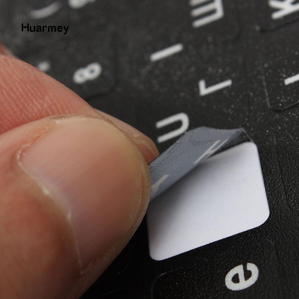 Miếng Dán Trang Trí Bàn Phím Máy Tính Laptop In Chữ Tiếng Nga Thái Lan | BigBuy360 - bigbuy360.vn