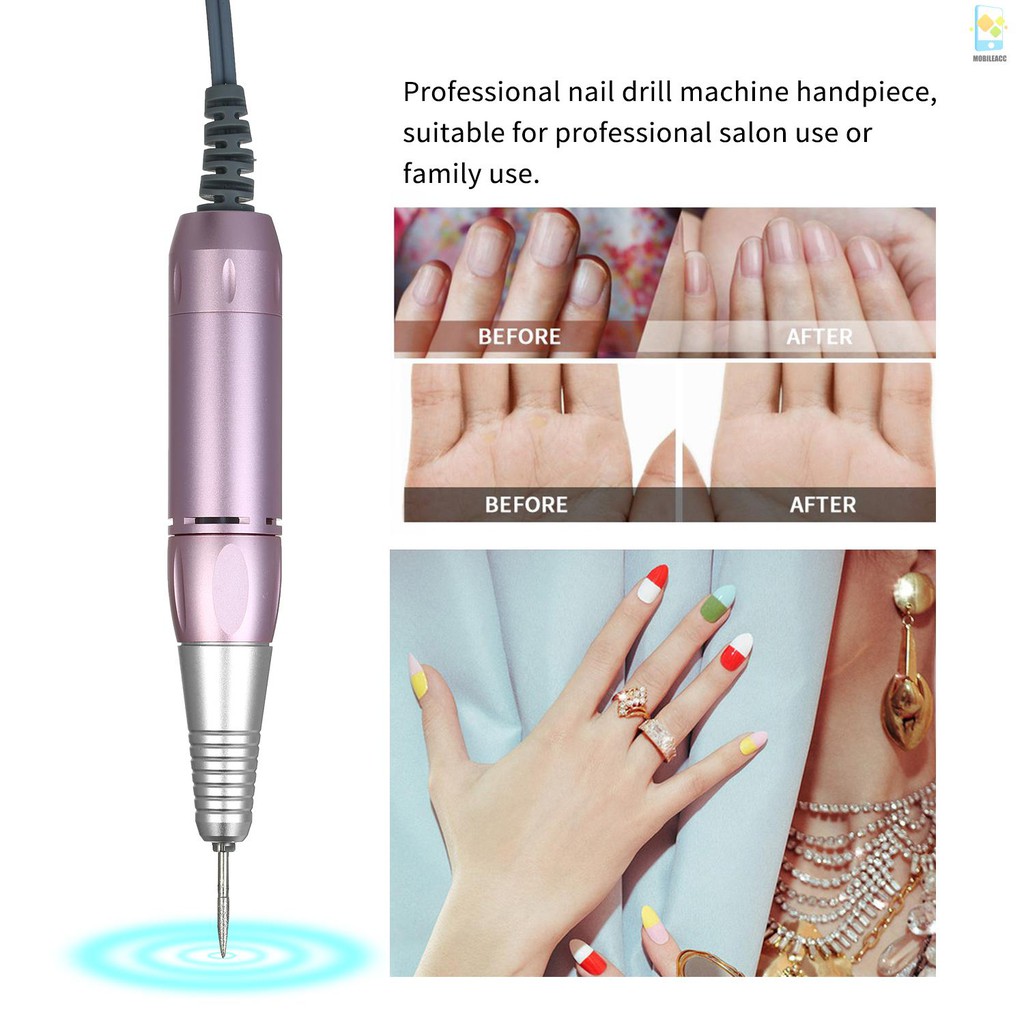 Máy Mài Móng Tay Chuyên Nghiệp Bằng Điện Màu Bạc