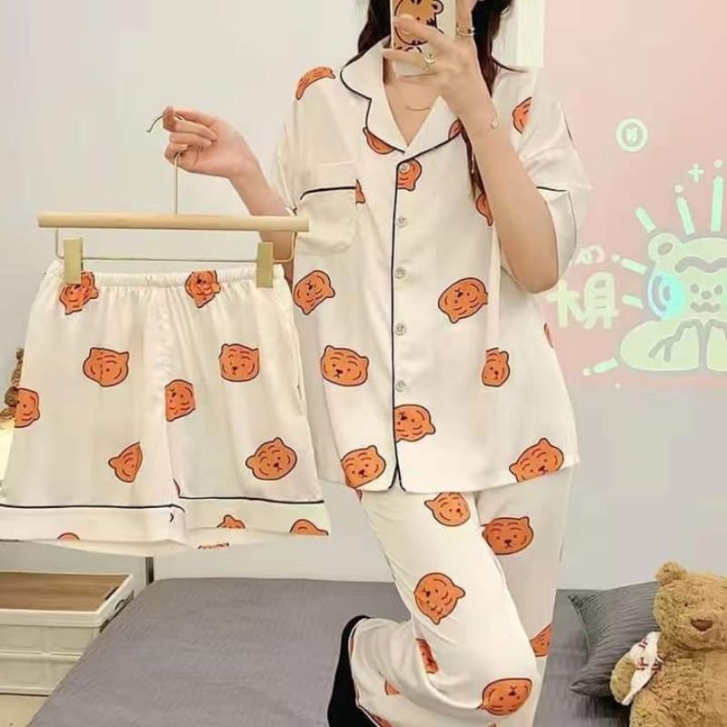 Set đồ bộ ngủ 3 món dễ thương
