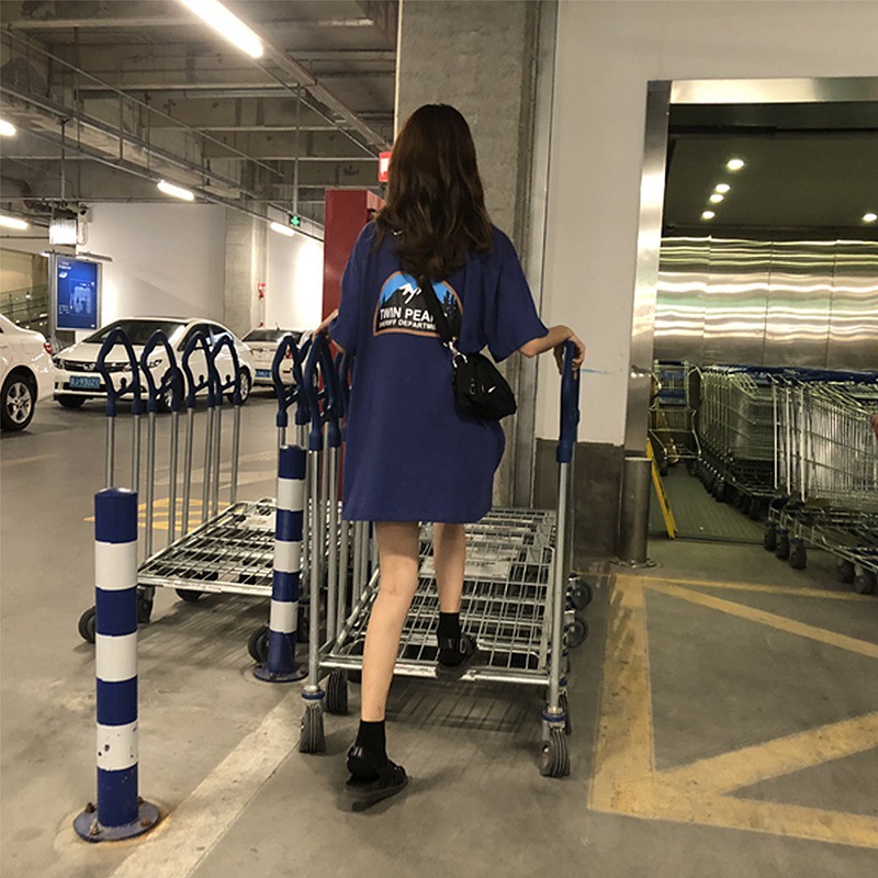 NRVP 2021 summer short-sleeved T-shirt women new cartoon print all-match casual half-sleeved top tees