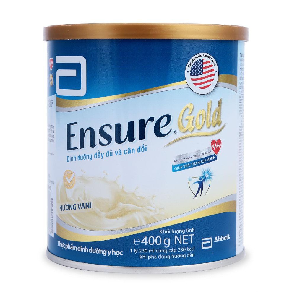 Sữa Bột Abbott Ensure Gold Hộp 400G