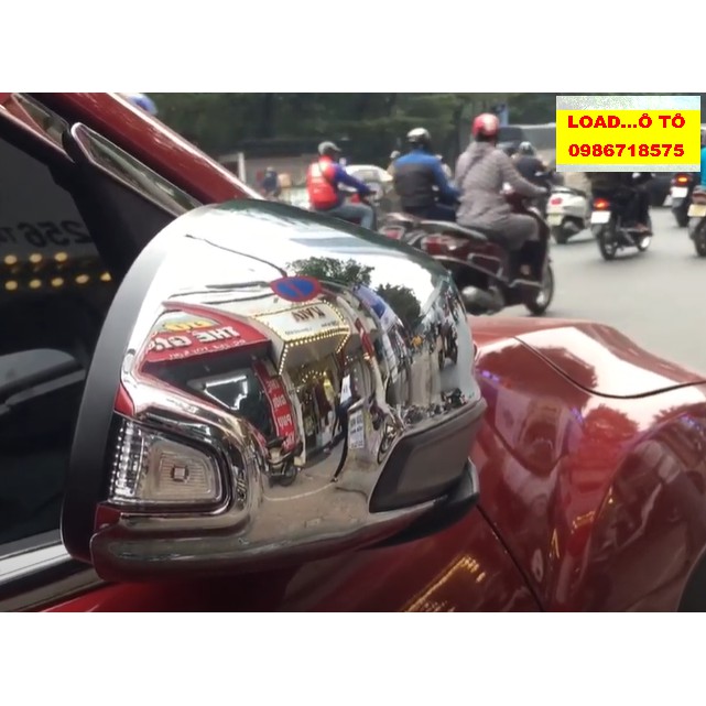 Bộ Ốp Gương Xe Huyndai Kona 2022-2018 Mạ Crom Cao Cấp