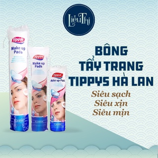 [Chính Hãng] Bông tẩy trang Tippys Soft & Strong - Make up pads 80 Miếng