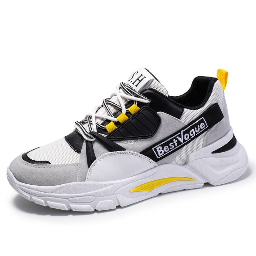 Giày Sneaker thể thao nam BestVogue SH - A8805 - White