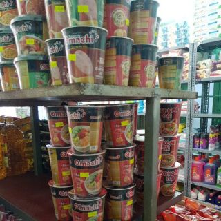 Mì ly Omachi có thịt 112g/không thịt 67g