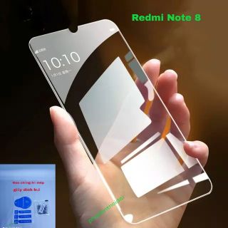 Kính cường lực Redmi Note 8 / Note 8 Pro / Note 9s / Note 10 / 10 Pro loại tốt trong suốt ( tặng keo chống hở mép )