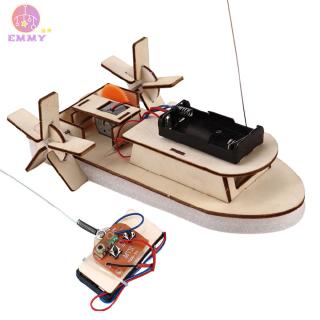 Bộ Dụng Cụ Lắp Ráp Thuyền Gỗ Điều Khiển Từ Xa Dành Cho Học Sinh Yêu Thích Khoa Học