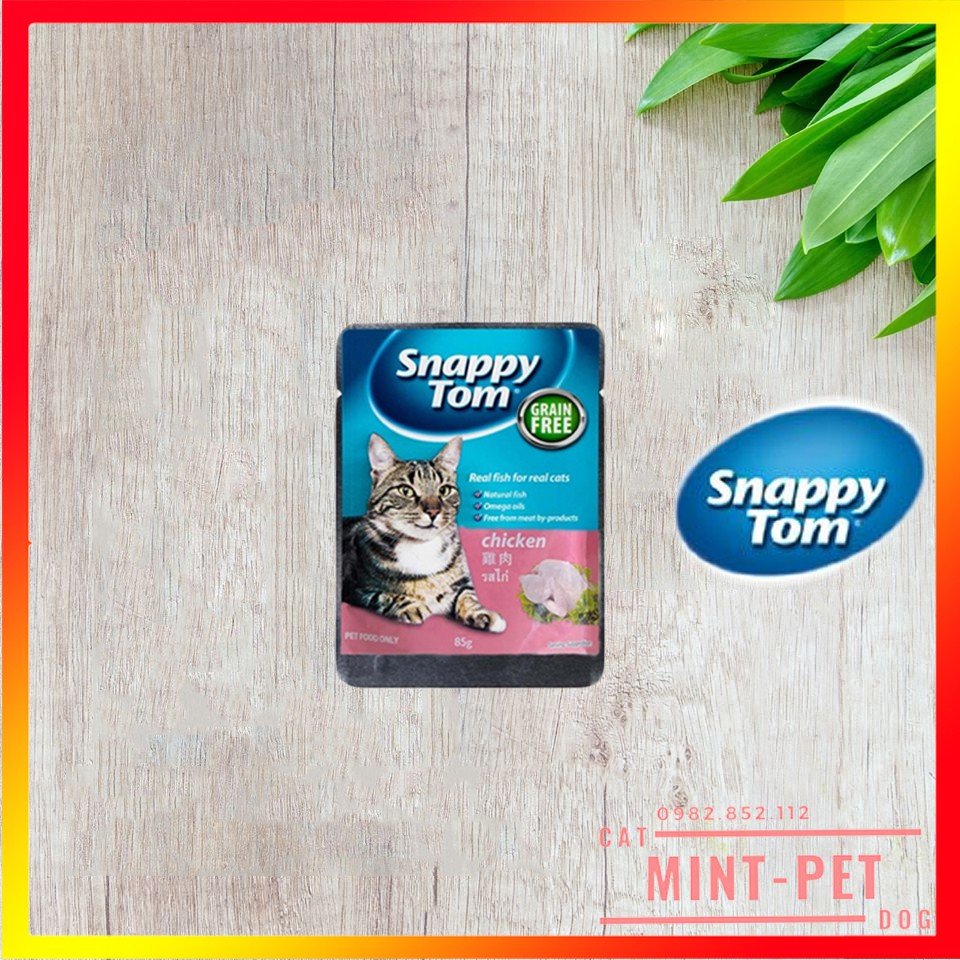 Combo 20 gói Pate Snappy 4 Mùi vị - Gói 85 Gram