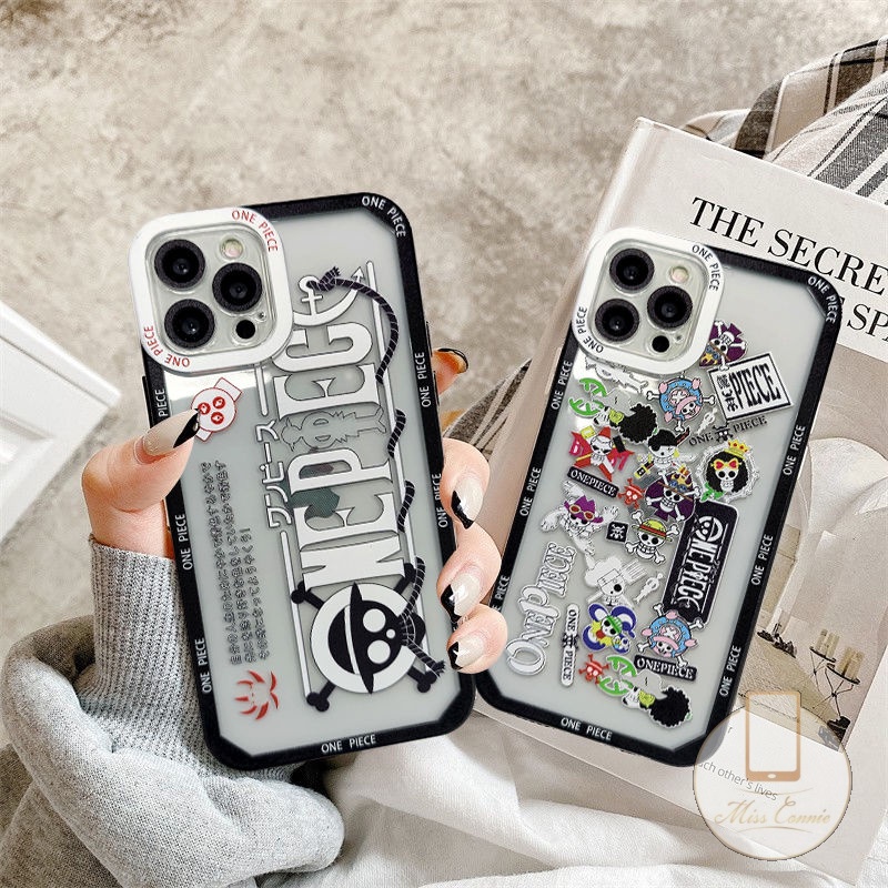 Ốp Điện Thoại TPU Mềm Trong Suốt Chống Sốc In Hình One Piece Cho iPhone 6 6s 7 8 Plus 11 12 14 Pro XS Max XR X SE 13 Pro Max
