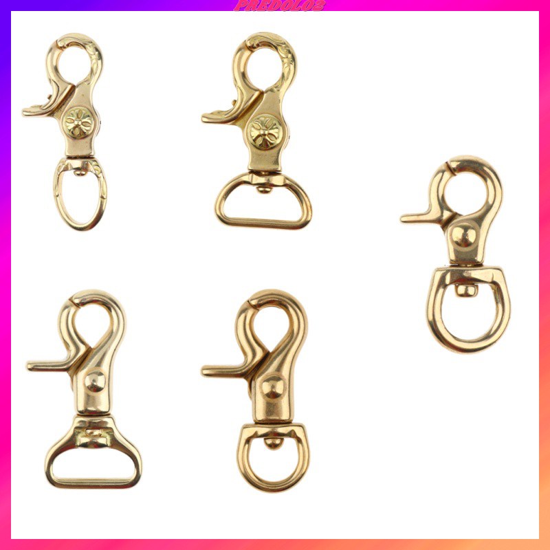 [BigSale] Lobster Clasp Hook Keychain Swivel Trigger Snap Hook Buckle Finding