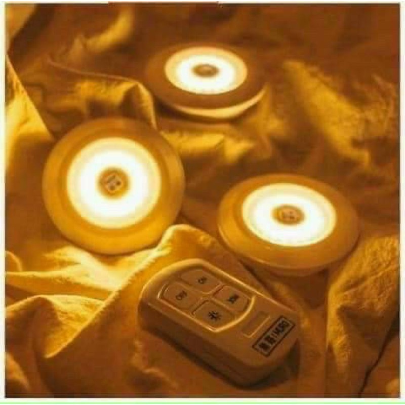 SET 3 ĐÈN LED DÁN TƯỜNG CÓ ĐIỀU KHIỂN TỪ XA