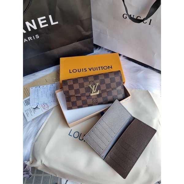 Set 2 ví l.v màu nâu supper fullbox