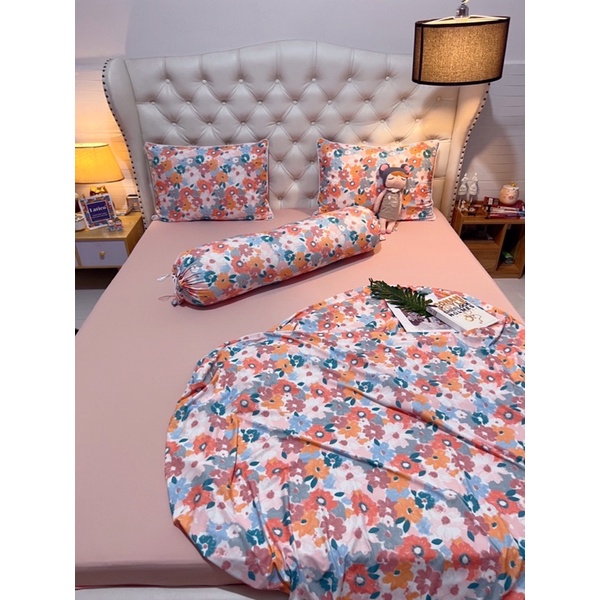 SET DRAP ÁO GỐI THUN SIÊU LẠNH BAO GIÁ THỊ TRƯỜNG