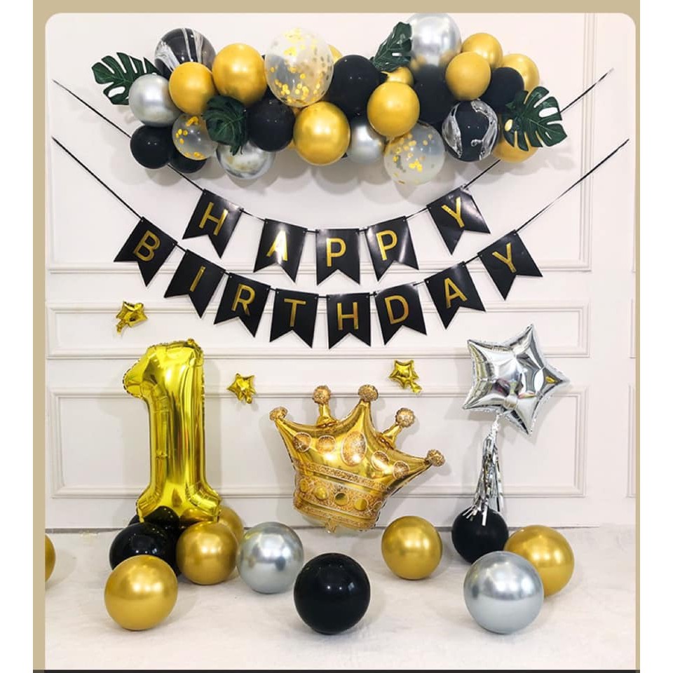 COMBO set bóng trang trí sinh nhật [Siêu đẹp mà dễ làm] MS03