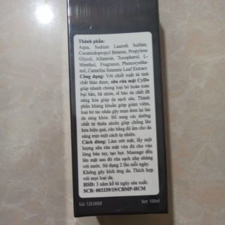 Sữa rửa mặt cydo