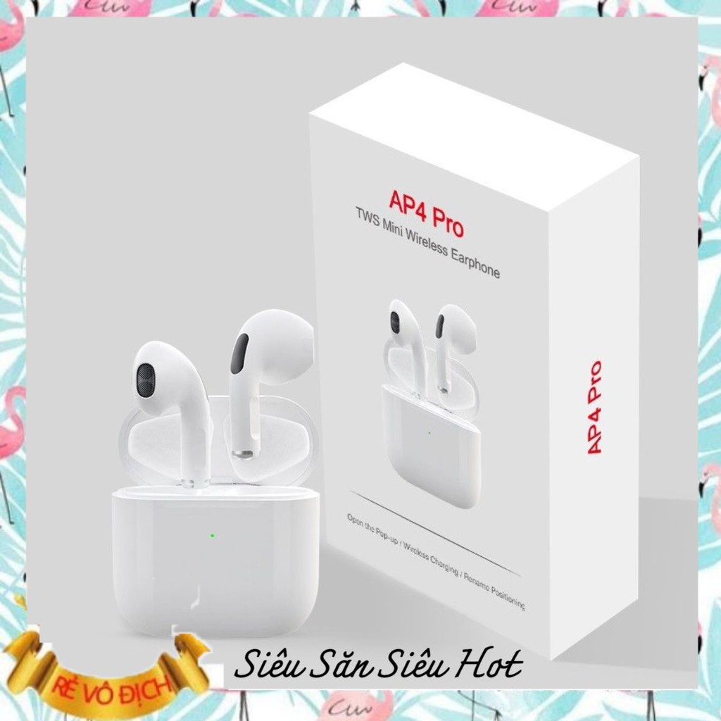 Tai nghe Bluetooth Không Dây Pro 4 Nhét Tai, Đẹp như Airpod Pro comet_shop01 | BigBuy360 - bigbuy360.vn