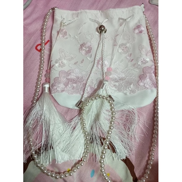 YASLC0092-Túi xách cổ trang Mie Mie thêu hoa