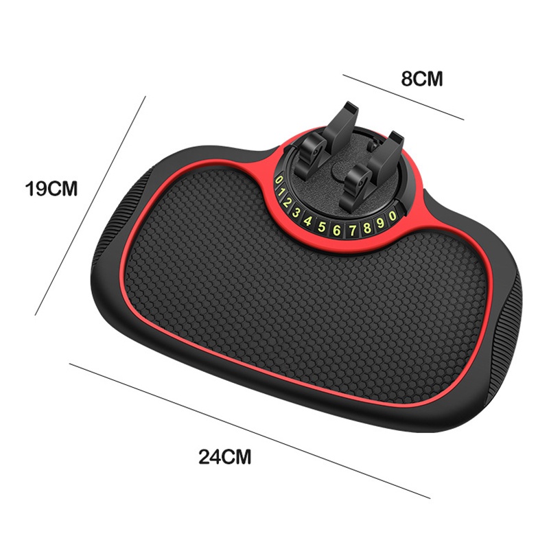 Giá Đỡ Điện Thoại Đa Năng Chống Trượt Bằng Silicon Cho Xe Hơi
