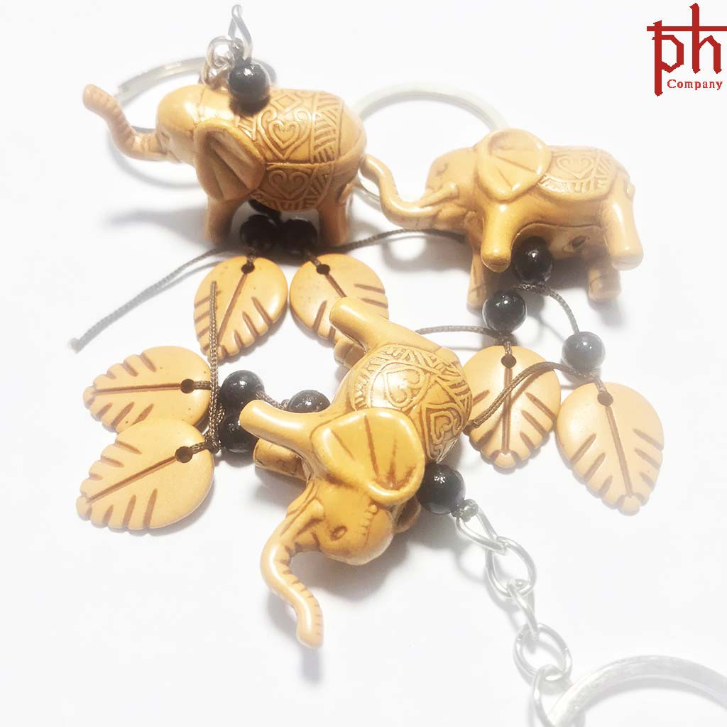 Móc Khóa Nhựa Acrylic Hình Con Voi Xinh Xắn - YOOSOO MALL